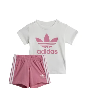 Adidas Coordinato Bambina Rosa/bianco - Multicolore