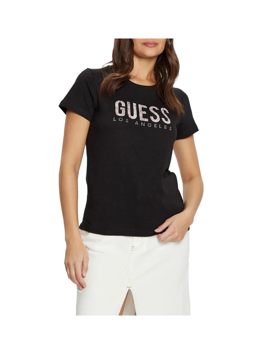 Guess T-Shirt Donna Nero