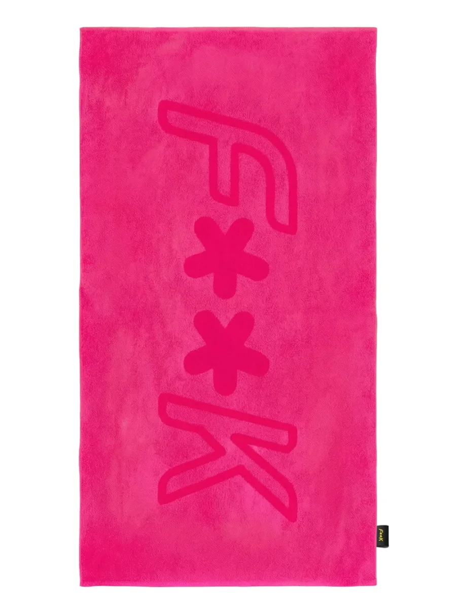 Telo Mare Di Spugna F**K - Fucsia