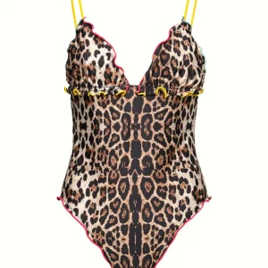 Monokini F**K - Leopardato